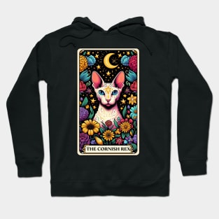 Cornish Rex Tarot Card Hoodie